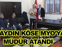 AYAYDIN KÖSE MYO’YA MÜDÜR ATANDI