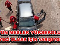 KÜRTÜN MESLEK YÜKSEKOLU’NDA  İTFAİYECİ OLMAK İÇİN YARIŞIYORLAR