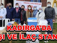 KADIRGA’DA AŞI VE İLAÇ STANDI