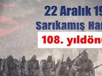 SARIKAMIŞ’TA BİR GÜMÜŞHANELİ ŞEHİT PİROĞLU AHMET