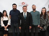 RADYO 29’UN İLK KONUĞU   BAŞKAN ÇİMEN OLDU