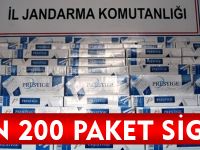 6 BİN 200 PAKET SİGARA