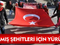 GÜMÜŞHANE SARIKAMIŞ ŞEHİTLERİ İÇİN YÜRÜDÜ