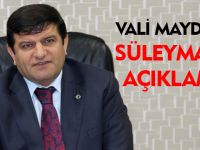 VALİ YUSUF MAYDA'DAN SÜLEYMANİYE AÇIKLAMASI