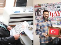 BAŞKAN YILMAZ’DAN GÜMÜŞHANE OLAY GAZETESİ’NE ZİYARET