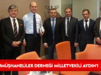 BAĞCILAR GÜMÜŞHANELİLER DERNEĞİ MİLLETVEKİLİ AYDIN’I  ZİYARET ETTİ