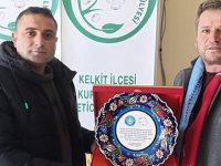 KELKİT TÜRK EĞİTİM-SEN'E PLAKETLİ TEŞEKKÜR