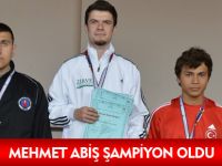 MEHMET ABİŞ ŞAMPİYON OLDU