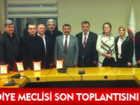 BELEDİYE MECLİSİ SON TOPLANTISINI YAPTI