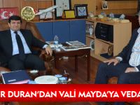 MUAMMER DURAN’DAN VALİ MAYDA’YA VEDA ZİYARETİ