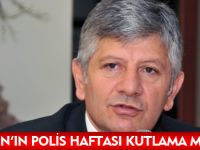 KEMALETTİN AYDIN 'IN POLİS HAFTASI MESAJI