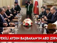 MİLLETVEKİLİ AYDIN BAŞBAKAN’IN ABD ZİRVESİNDE