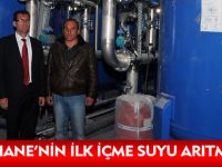 İlk içme suyu arıtma tesisi