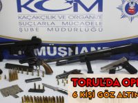 Torul'da operasyon, 6 gözaltı