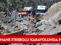 GÜMÜŞHANE-TİREBOLU KARAYOLUNDA  HEYELAN