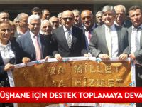 AYDIN GÜMÜŞHANE İÇİN DESTEK TOPLAMAYA DEVAM EDİYOR…