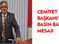 CEMİYET BAŞKANI'NDAN BAYRAM MESAJI