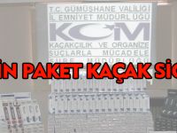 24 BİN PAKET KAÇAK SİGARA ELE GEÇİRİLDİ