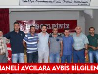 GÜMÜŞHANELİ AVCILARA AVBİS BİLGİLENDİRMESİ