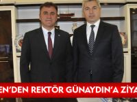 ÇİMEN'DEN REKTÖR GÜNAYDIN'A ZİYARET