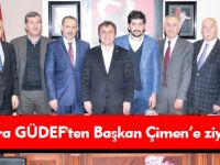 Ankara GÜDEF'ten Başkan Çimen’e ziyaret