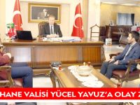 GÜMÜŞHANE VALİSİ YÜCEL YAVUZ’A OLAY ZİYARET