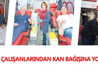 HASTANE ÇALIŞANLARINDAN KAN BAĞIŞINA YOĞUN İLGİ