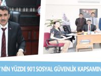 GÜMÜŞHANE'NİN YÜZDE 90'I SOSYAL GÜVENLİK KAPSAMINDA