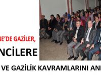 GÜMÜŞHANE’DE GAZİLER,ÖĞRENCİLERE ŞEHİTLİK VE GAZİLİK KAVRAMLARINI ANLATIYOR