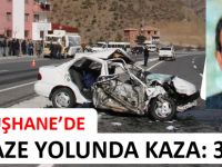 GÜMÜŞHANE’DE CENAZE YOLUNDA KAZA: 3 ÖLÜ