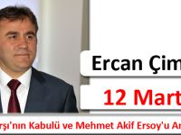 Belediye Başkanı Çimen’in 12 Mart Mesajı