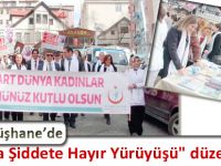 Gümüşhane’de "Kadına Şiddete Hayır Yürüyüşü" düzenlendi