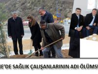 GÜMÜŞHANE’DE SAĞLIK ÇALIŞANLARININ ADI ÖLÜMSÜZLEŞTİRİLDİ