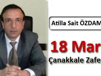 ÖZDAMAR 18 Mart Çanakkale Zaferi ve Şehitler Günü Mesajı