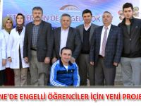 GÜMÜŞHANE'DE ENGELLİ ÖĞRENCİLER İÇİN YENİ PROJE BAŞLATILDI