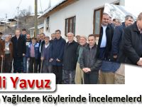 Vali Yavuz, Olucak ve Yağlıdere Köylerinde İncelemelerde Bulundu