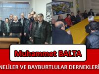 BALTA’DAN GÜMÜŞHANELİLER VE BAYBURTLULAR DERNEKLERİNE ZİYARET