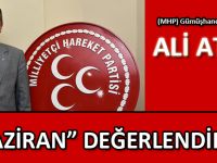 ALİ ATEŞ’TEN “7 HAZİRAN” DEĞERLENDİRMESİ