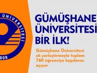 GÜMÜŞHANE ÜNİVERSİTESİ'NDE BİR İLK